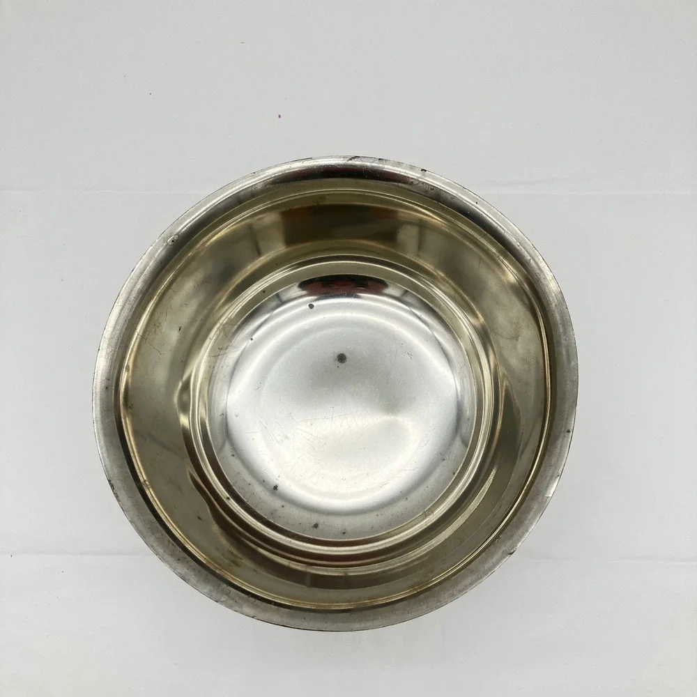 Stieff Silverplate Bowl Revere Reproduction P41-15 7in Silver Footed Vintage